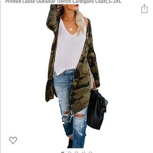 Camo cardigan